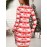 Women'S Christmas Party Dress - Long Sleeve Bodycon Formal gown, Red & White Holiday Print, Knee-Length Winter Party Outfit for Xmas, New Year'S Eve, Office Events - Elegant Holiday Attire, Christmas Dress, Seasonal Fashion, Comfortable Fit, Stretchy Fabric, Adult Women