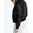 Women'S Classic Bomber Jacket Long Sleeve Stand Collar Zip Up Jacket Loose Fall Outwear